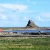 Across the Harbour to Lindisfarne Castle  Limited Print of 5   Mount Sizes A4  16x12  20x16