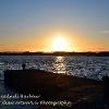 Sundown Beadnell Harbour  Limited Print of 5   Mount Sizes A4  16x12  20x16