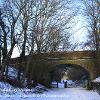 Viaduct Bridge in Winter.  Limited Print of 5 Mount Sizes  A4 16x12 20x16