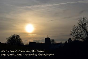winter sun cathderal of the dales
