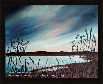 Sunset Sea Grasses