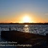 Sundown Beadnell Harbour  Limited Print of 5   Mount Sizes A4  16x12  20x16