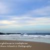 Bamburgh Lighthouse to Lindisfarne  Limited Print of 5   Mount Sizes A4  16x12  20x16