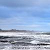 Stormy Ocean to Bamburgh 2  Limited Print of 5   Mount Sizes A4  16x12  20x16