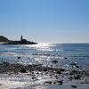 Rocks, Sea and Lighthouse - Port Logan   Limited Print of 5 Mount Sizes 20x16 16x12 A4