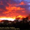 Blazing Skies over Kirkby Stephen Limited Print of 10  Mount Sizes A4 16x12 20x16