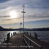 On Pooley Bridge Pier  Limited Print of 5  Mount Sizes a4 20x16 16x12