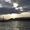 Sunset Trees and Clouds  Limited Print of 5  Mount Sizes a4 20x16 16x12