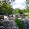 Staveley Weir 1  Limited Print of 5  Mount sizes 10x8 12x10 16x12 20x16